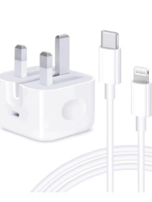 iPhone 20W Charger 【Apple MFi Certified】 USB C Plug Fast Charge and USB C to Lightning Cable